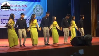 MANIPURI STUDENTS FRESHERS MEET 25 September 2022 Rajib Bhawvan Rimex Dance AAMSU
