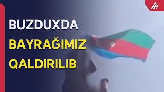 Buzdux dağında Azərbaycan bayrağı dalğalanır – ŞƏRHSİZ - APA TV