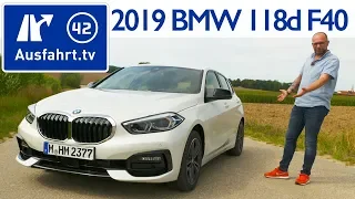 2019 BMW 118d Sport Line (F40)  - Kaufberatung, Test deutsch, Review, Fahrbericht Ausfahrt.tv