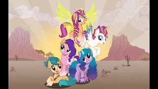 MLP [Fan Art][Redraw] Mane 5 in G4 Verse (SpeedPaint)