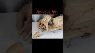 Activa 6G making with wood scooty || #shorts
