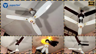 Ceiling Fan Dual Wobble Test | Superfan Durability Test | Superfan vs Normal Fan | 4K60fps