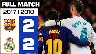 FC Barcelona vs Real Madrid (2-2) 2017/2018 PARTIDO COMPLETO