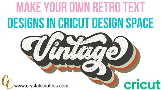 How to Make Retro Text (in Cricut Design Space)