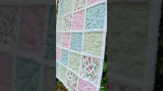 Reversible double sided Rag Quilt by Raewyn Stewart