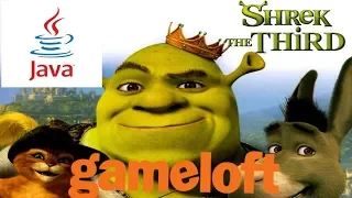 "Shrek the Third" (Шрек Третий) Java игра (Gameloft 2007 год)