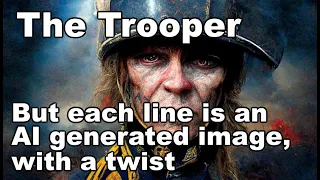 Iron Maiden The Trooper - But every line is an AI generated image (with a twist)