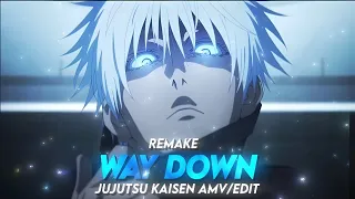 Way Down We Go | Gojo Jujutsu Kaisen [@6ft3 remake] [Amv/Edit] Alight motion!(+Free Present)