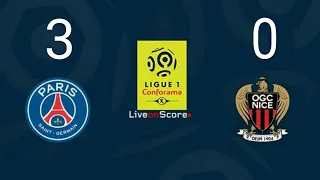 PSG vs OGC NICE all goals