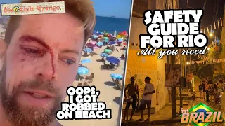 How dangerous is Rio and Brazil? Travel guide: the safest places | JUST GOT ROBBED ON THE BEACH 😳