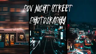 Rain Night RELAXING Street Photography POV - 18-35mm & 70-200mm - In Gotheburg, Sweden
