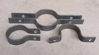 Very Few People Know How To Make A Simple Metal Plate iron Bending / DIY Pipe Clamp Making Tool