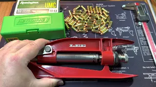 Reloading 32 ACP - Part 5 - Crimping with Lee Hand Press & Redding Taper Crimp Die - Beretta 81