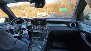 GLC63 AMG driving video