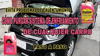 COMO PURGAR SISTEMA DE ENFRIAMIENTO DE CUALQUIER CARRO PASO A PASO