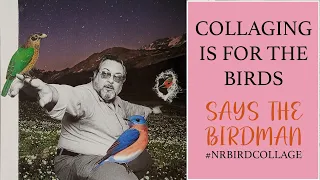 Collaging Is For The Birds Challenge - Surreal Collage Art - Collage Making - Collaging