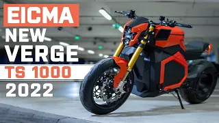 EICMA 2021: New Verge TS 1000 Electric Motorcycle 2022