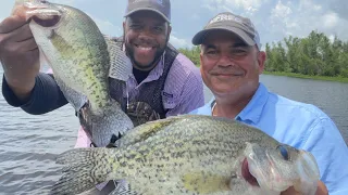 Took A Subscriber On His First Crappie / Sac-a-lait Trip ( Louisiana Limit) Catch*Clean*Cook