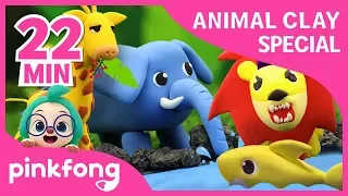 How to make Clay Baby Shark and more | Clay Animals | +Compilation | Pinkfong Songs for Children