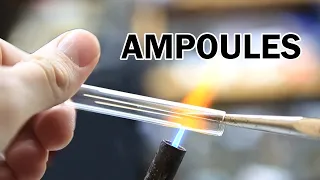 How to make ampoules from glass test tubes