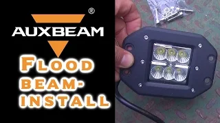 Auxbeam LED Light Install On Kawasaki Mule