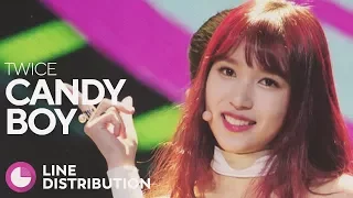 TWICE - Candy Boy (Line Distribution)