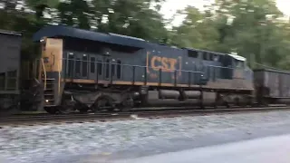 CSX NO12 CAME EASTBOUND WITH A MEDIUM CLEAR SIGNAL GOING TO WASHINGTON D.C. WITH CSX 3129