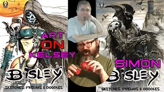 SIMON BISLEY SKETCH BOOK - with Art & Not Kelsey