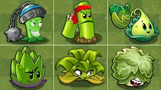 (Plants vs Zombies 2) Pvz2 PREMIUM GREEN Plants Power-Up! vs Zombies 2