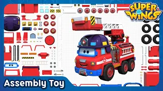 SuperWings Sparky Assemble toy | Fire truck | Super wings toys