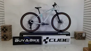 2022 Cube Acid Hardtail Mountain Bike in White - www.buyabike.co.uk walkaround bikecheck