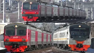 Электропоезда ЭД4М-0347/1002, ЭД4М-0321, ЭД4М-0455 ЦППК