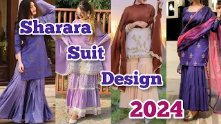 Latest sharara suit design 2024 | Trendy sharara / gharara design | Sharara dress for party wear