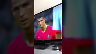 Reaction to Ronaldo’s goal vs. Spain
