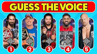 Can You Guess WWE Superstars by Their Voice? 🎤✅🔊