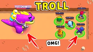 Mega Troll vs NOOBS !! Super Victories and Failures in Brawl Stars # 10