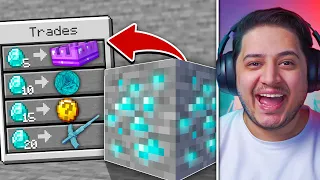 ماين كرافت ولكن اقدر اتقايض مع البلوكات ! 🔥 | Blocks Trade ! 😱