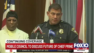 Controversy over MPD Chief Prine could come to head at Mobile City Council meeting