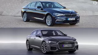 Audi A6 2020 против BMW 5-series 2020. Кто КРУЧЕ?