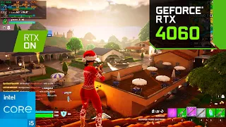 Fortnite Chapter 5 : RTX 4060 8GB : All Settings, DLSS, RTX ON/OFF