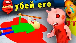 O,НЕТ! ПИГГИ и ЧИТЕР УБ*ЛИ БАЛДИ история и супер баг в Piggy book 2 Roblox