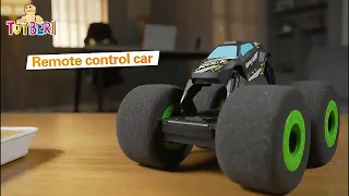 RC Stunt Monster Truck • Монстр трак   Трюковой Джип супер мягкие поролоновые колеса