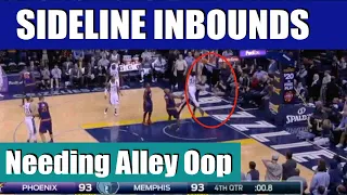 SIDELINE INBOUNDS Basketball Quick Hitter - SLOB Alley Oop