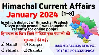 Himachal Current Affairs January 2024
