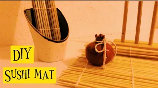 HOW TO MAKE SUSHI MAT/DIY SUSHI ROLLER MATT