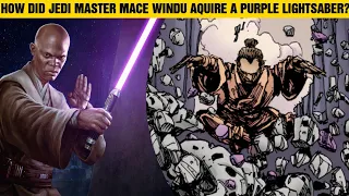 How Did Mace Windu Get His Purple Lightsaber? #shorts