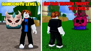 (Blox Fruit) Tôi Dùng ACC LEVEL 1 Random Tìm Và Ăn Tất Cả Trái Ác Quỷ Truyền Thuyết P.5