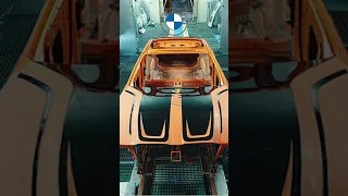 BMW M4 New Painting Process Car Factory#shorts