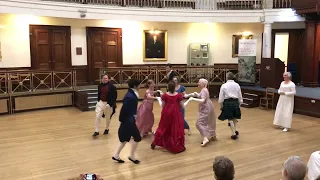 The Edinburgh Quadrille Society performing at the Early Dance Circle Festival, Edinburgh 2019.