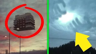 9 Fenómenos Inexplicables Ocurridos en el Cielo y Grabados en Camara 😫